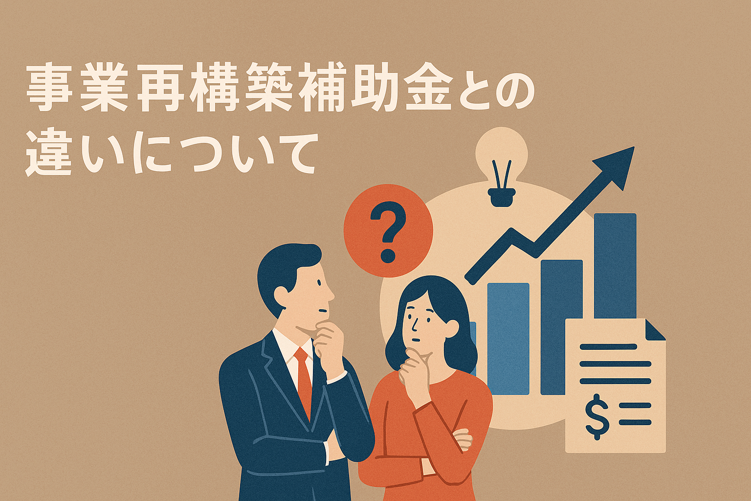 事業再構築補助金との違いについて