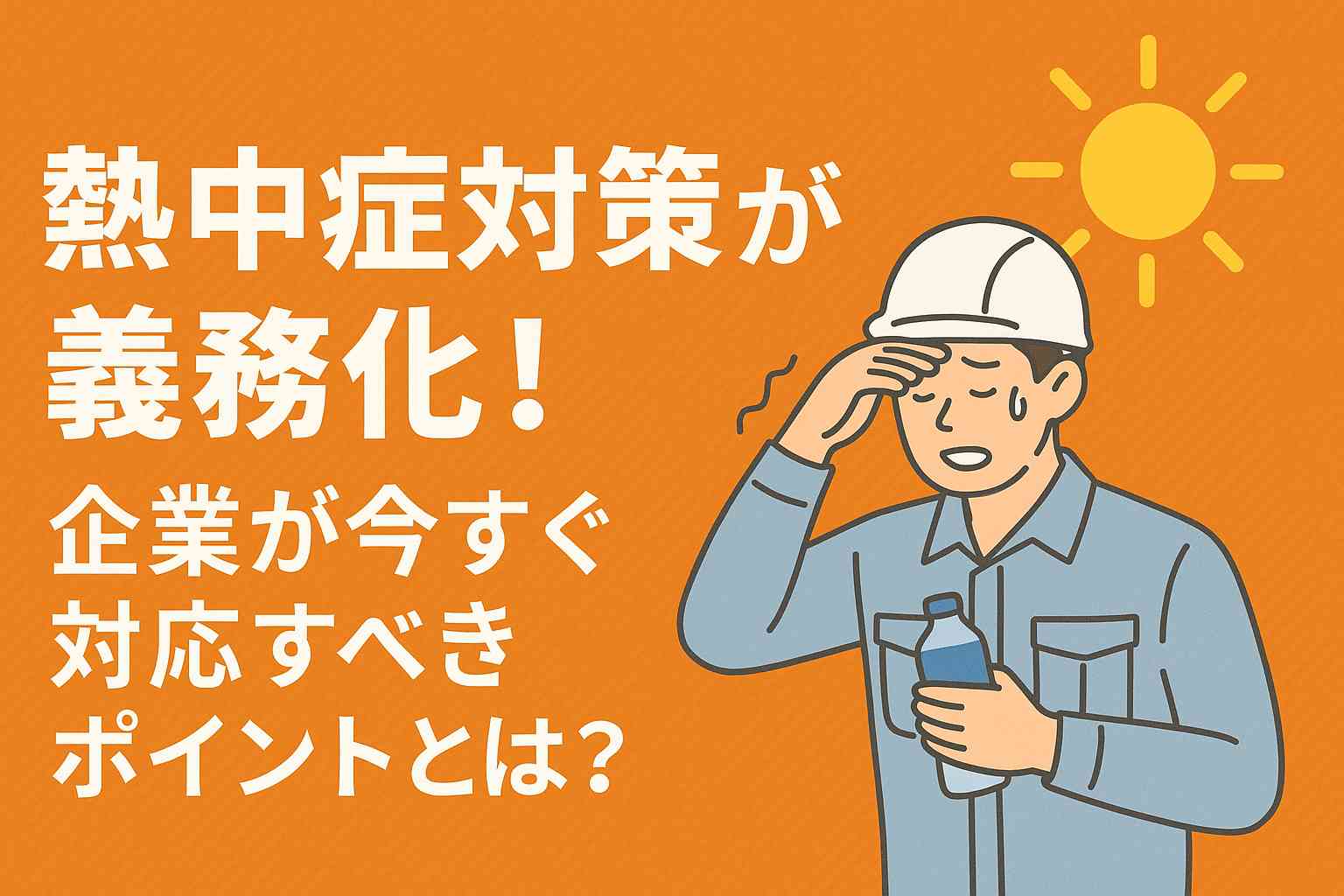 熱中症対策の義務化