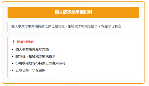 個人版事業継承税制