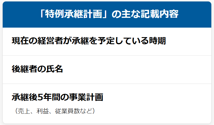 特例継承計画とは